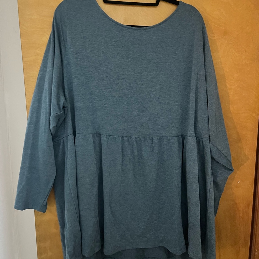Torrid Teal Long Sleeve Tunic
